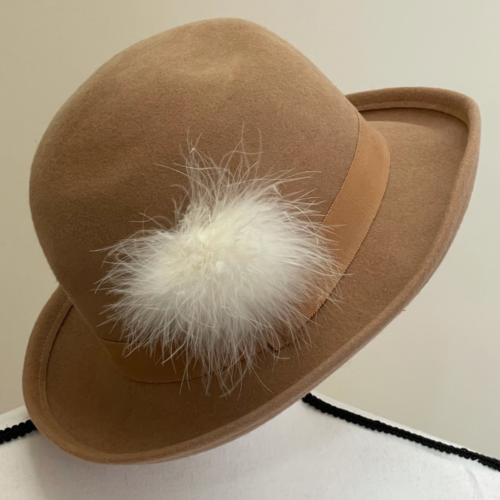 George W Bollman 100% Wool Brimmed Hat